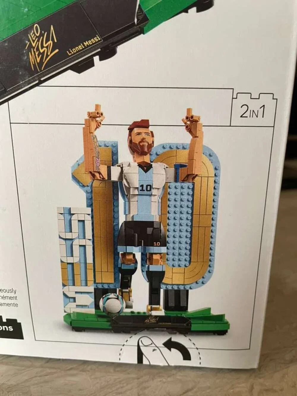 NEW! Unopened! LEGO Edition Lionel Messi - Soccer Legend 43015 - Picture 6 of 6